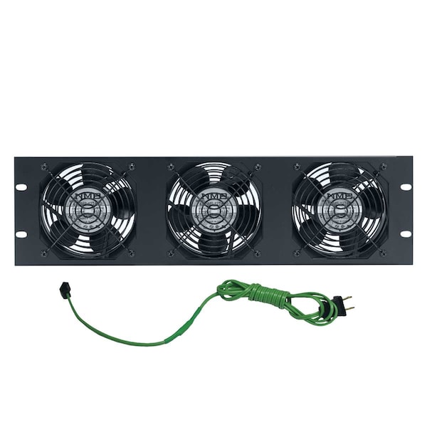 Panel w3 whisper fans 3U